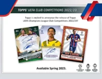 2022/23 Topps UEFA Club Competitions Soccer Blaster box