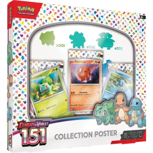 Pokémon FR - Coffret Poster Pokémon 151 Écarlate et Violet 3.5