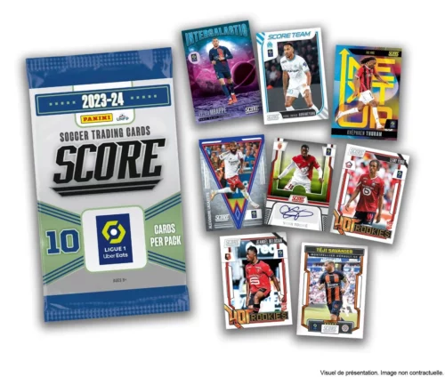 2023-24 Panini Score Ligue 1 Uber Eats – Boîte de 20 pochettes – Image 2