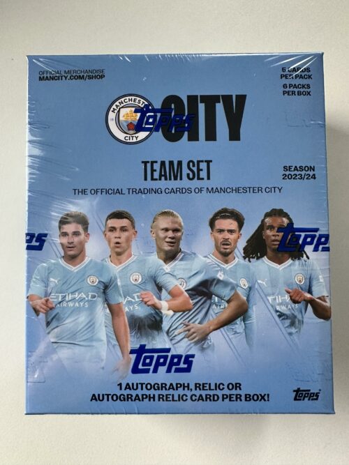 2023/24 Topps Manchester City Official Team Set Box