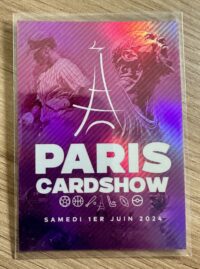 Carte souvenir Paris Card Show 2024