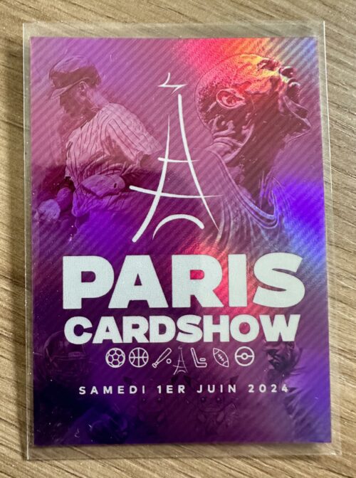 Carte souvenir Paris Card Show 2024