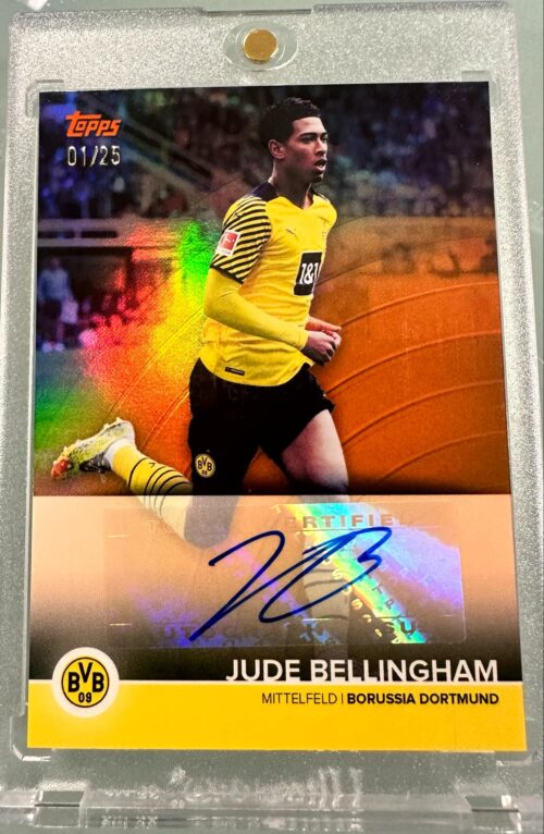2021 Topps Bvb Team Set Jude Bellingham auto 1/25 - Dortmund
