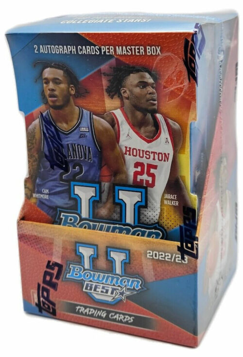 2022/23 BOWMAN UNIVERSITY'S BEST BASKETBALL HOBBY 8-BOX CASE – Image 2